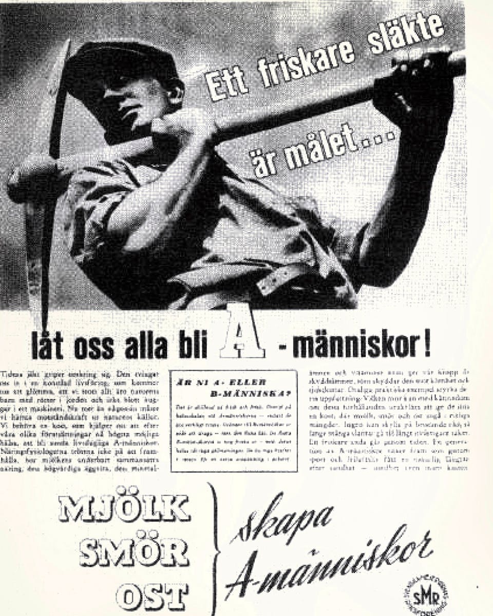 reklam mjolk Mjölkpropagandan 1937